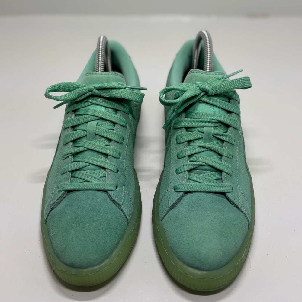 Puma Suede Classic Mint Green Iced Sole Sneakers Size US 6.5C Women's 8 EU 38.5 - Picture 7 of 13